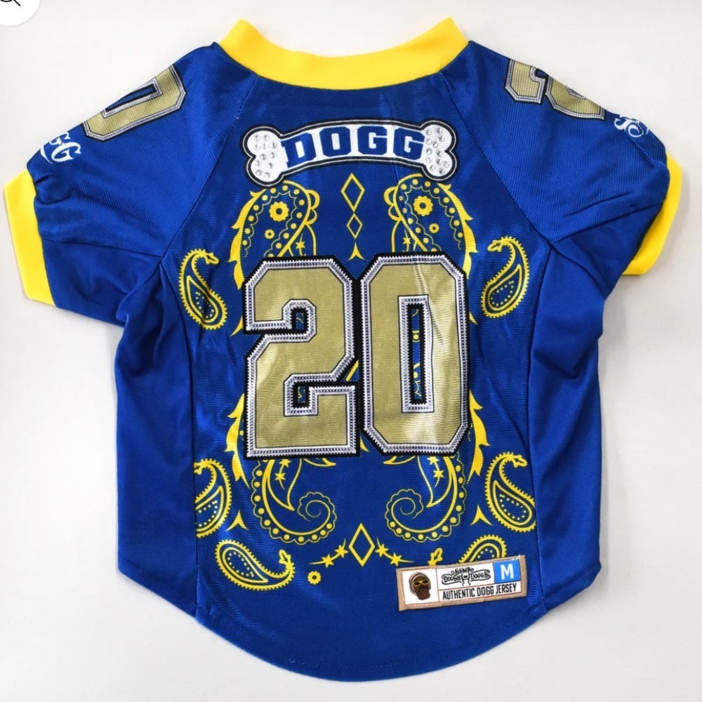 NWOT Snoop doggie dog jersey bling XS
